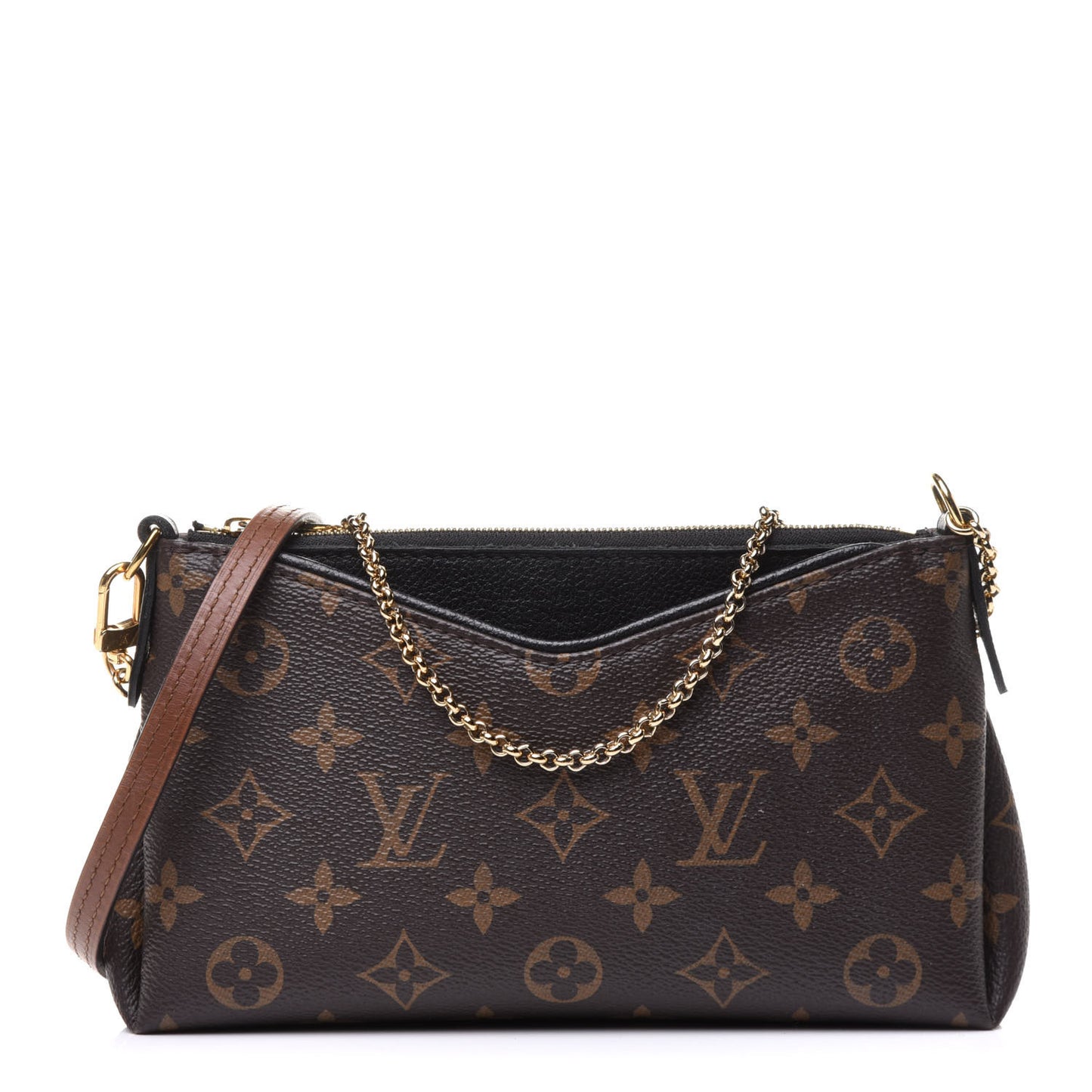 Monogram Pallas Clutch Black