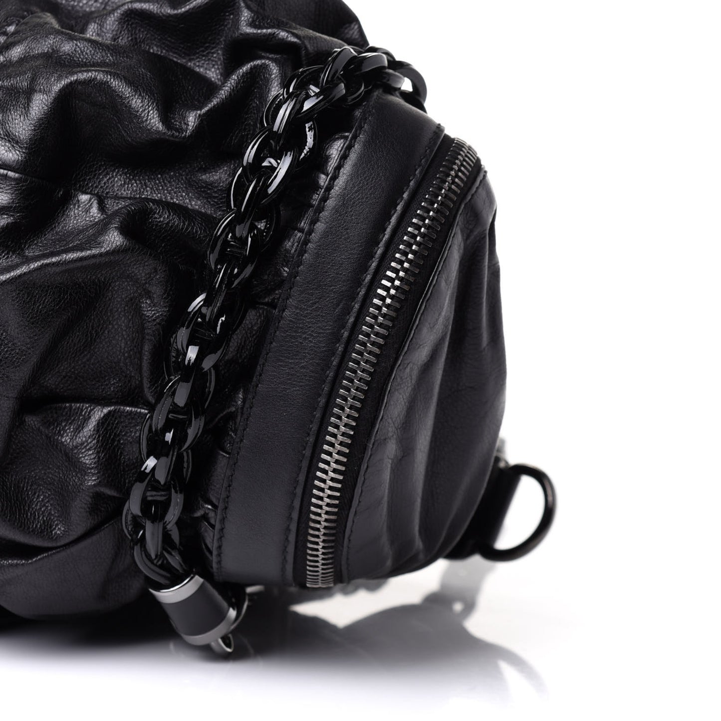 Calfskin Medium Galaxy Satchel Black