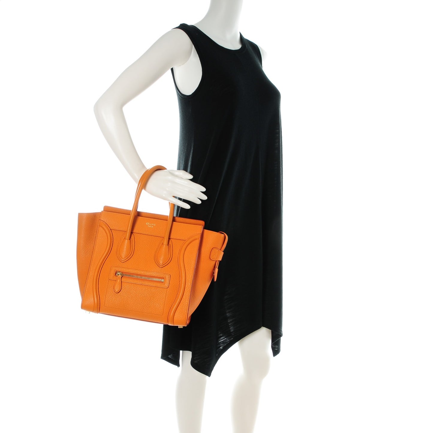 Goatskin Micro Luggage Light Orange