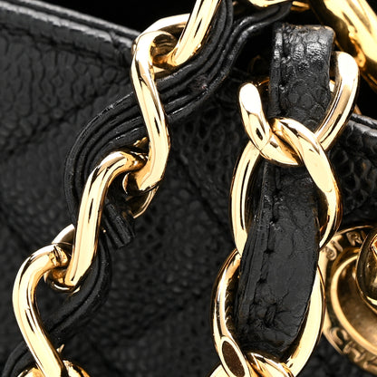 Chanel Caviar Quilted Grand Shopping Tote GST Black 14 of 15