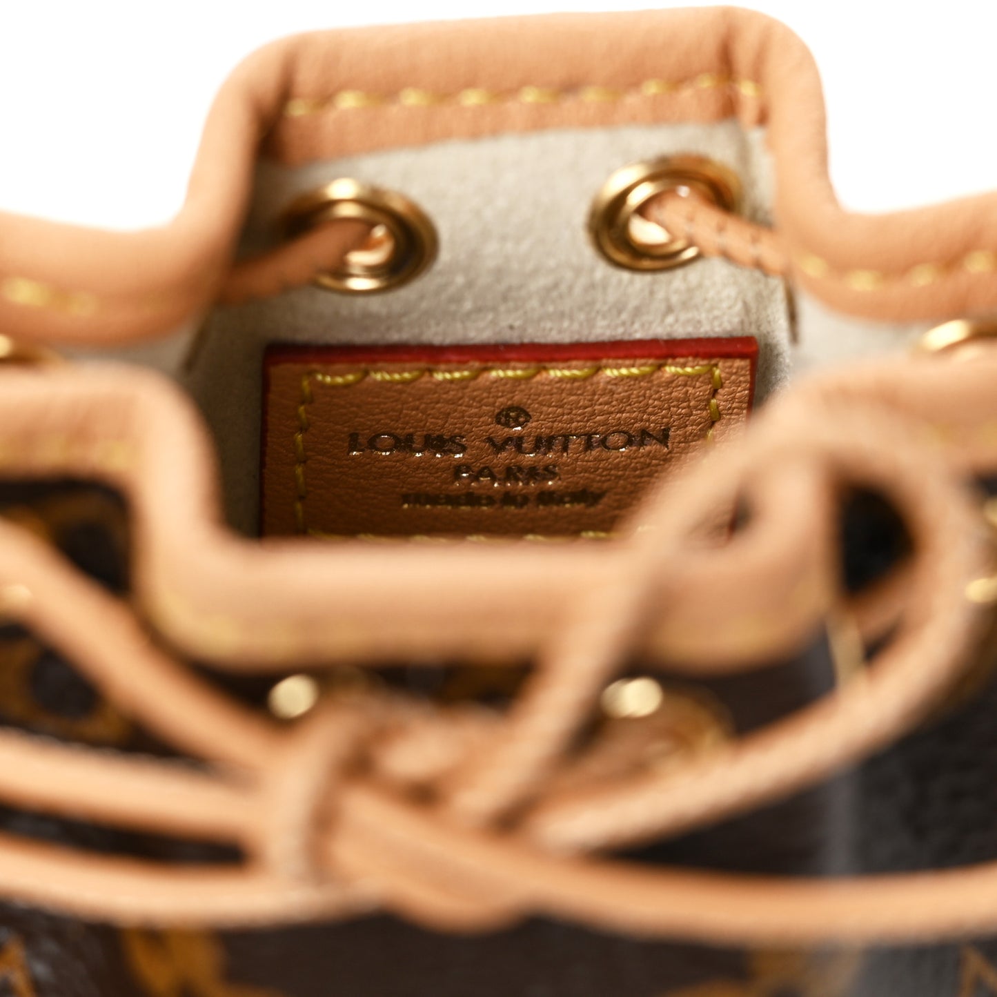 Monogram Micro Noe Bag Charm Key Ring