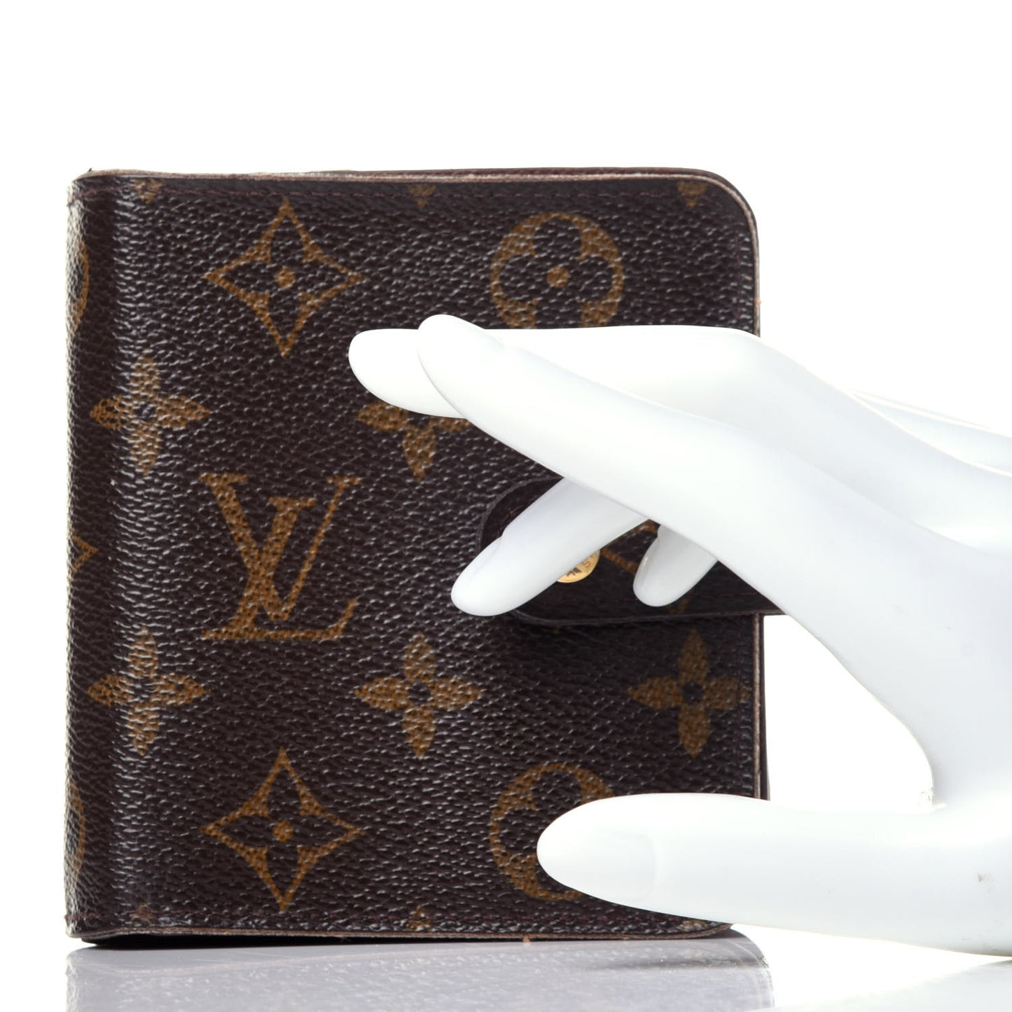 Monogram Compact Zippe Zipped Wallet