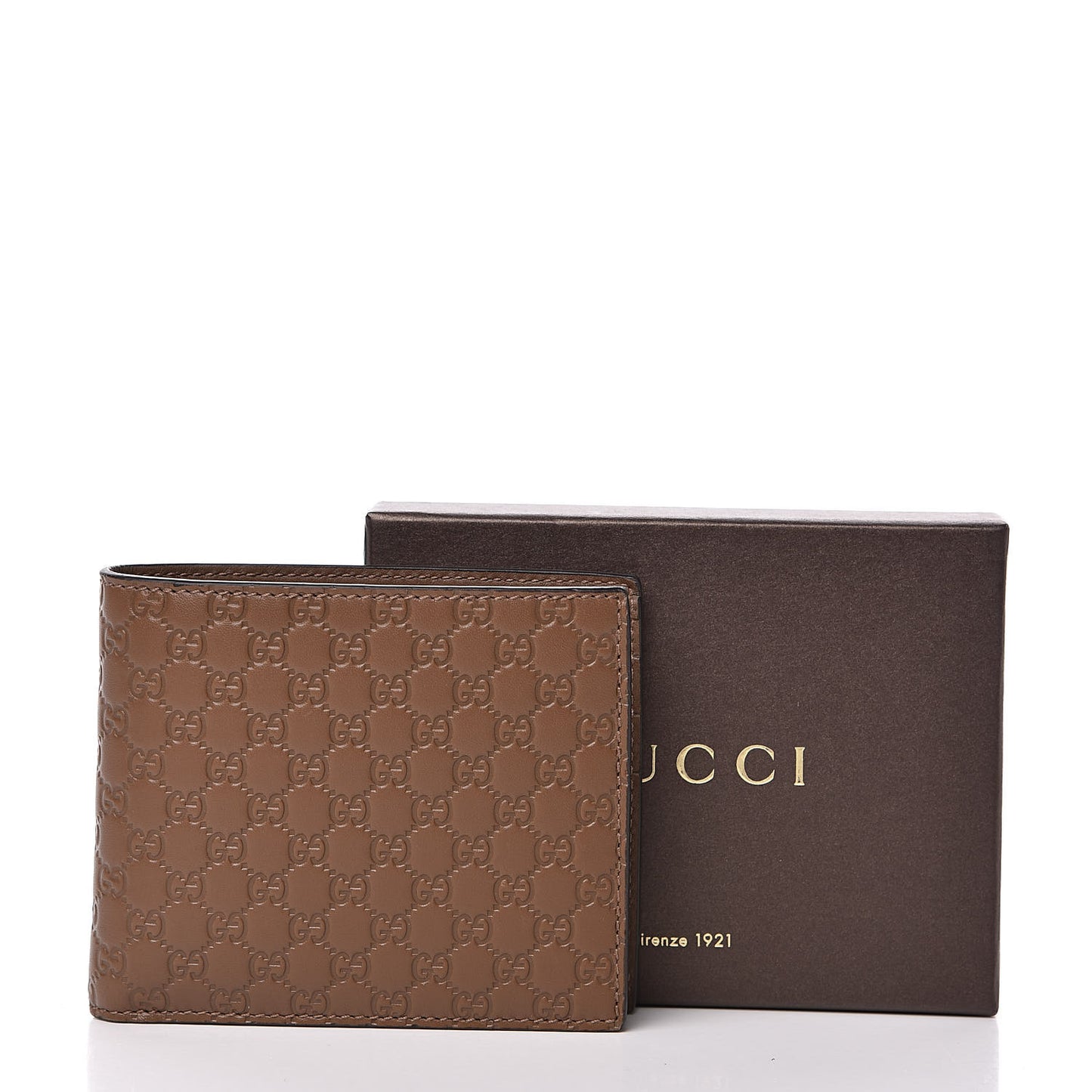 Microguccissima Bi-Fold Wallet Acero