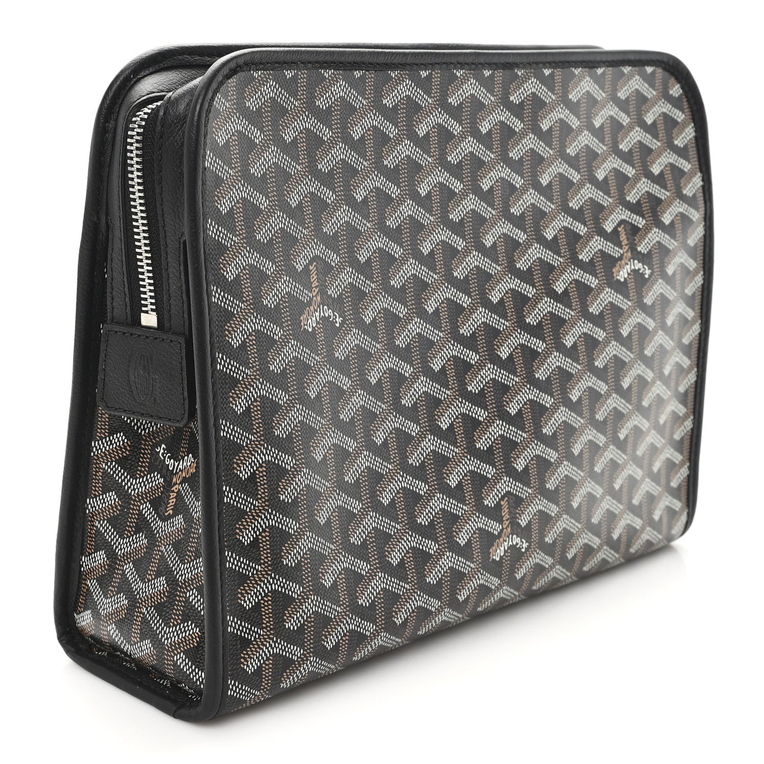 Goyard Goyardine Jouvence GM Toiletry Pouch Black 3 of 7