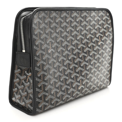 Goyard Goyardine Jouvence GM Toiletry Pouch Black 3 of 7