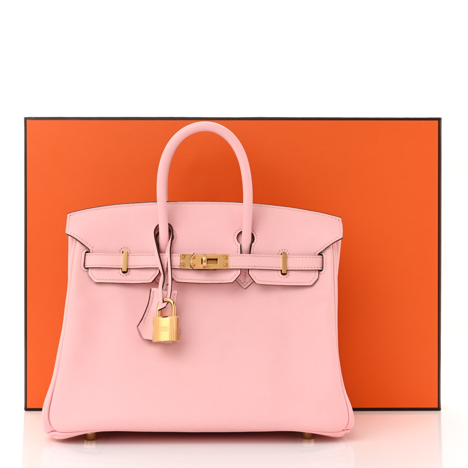 Hermes Swift Birkin 25 Rose Sakura 11 of 11