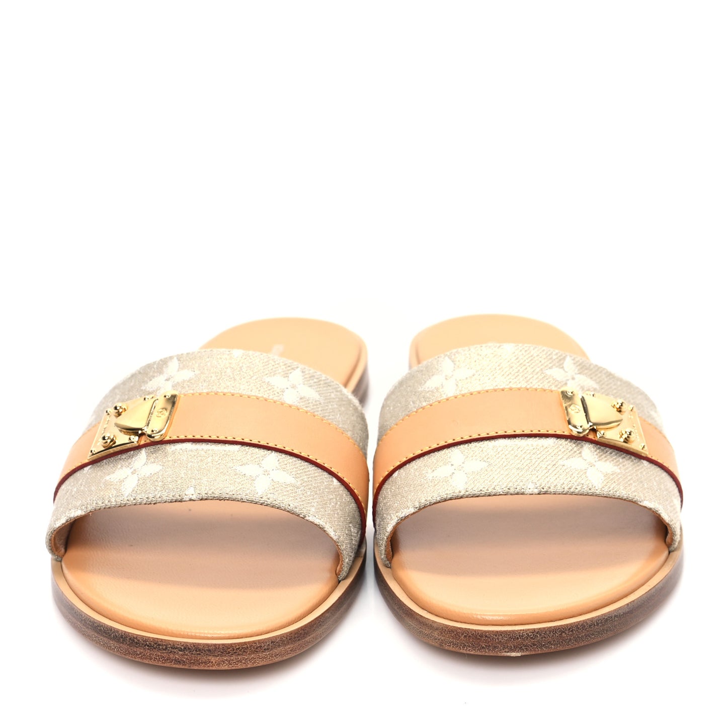 Monoglam Lock It Flat Mule 39 Gold