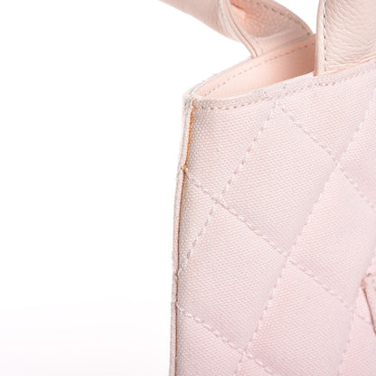 Chanel Canvas Caviar Tassel Tote Light Pink 12 of 18
