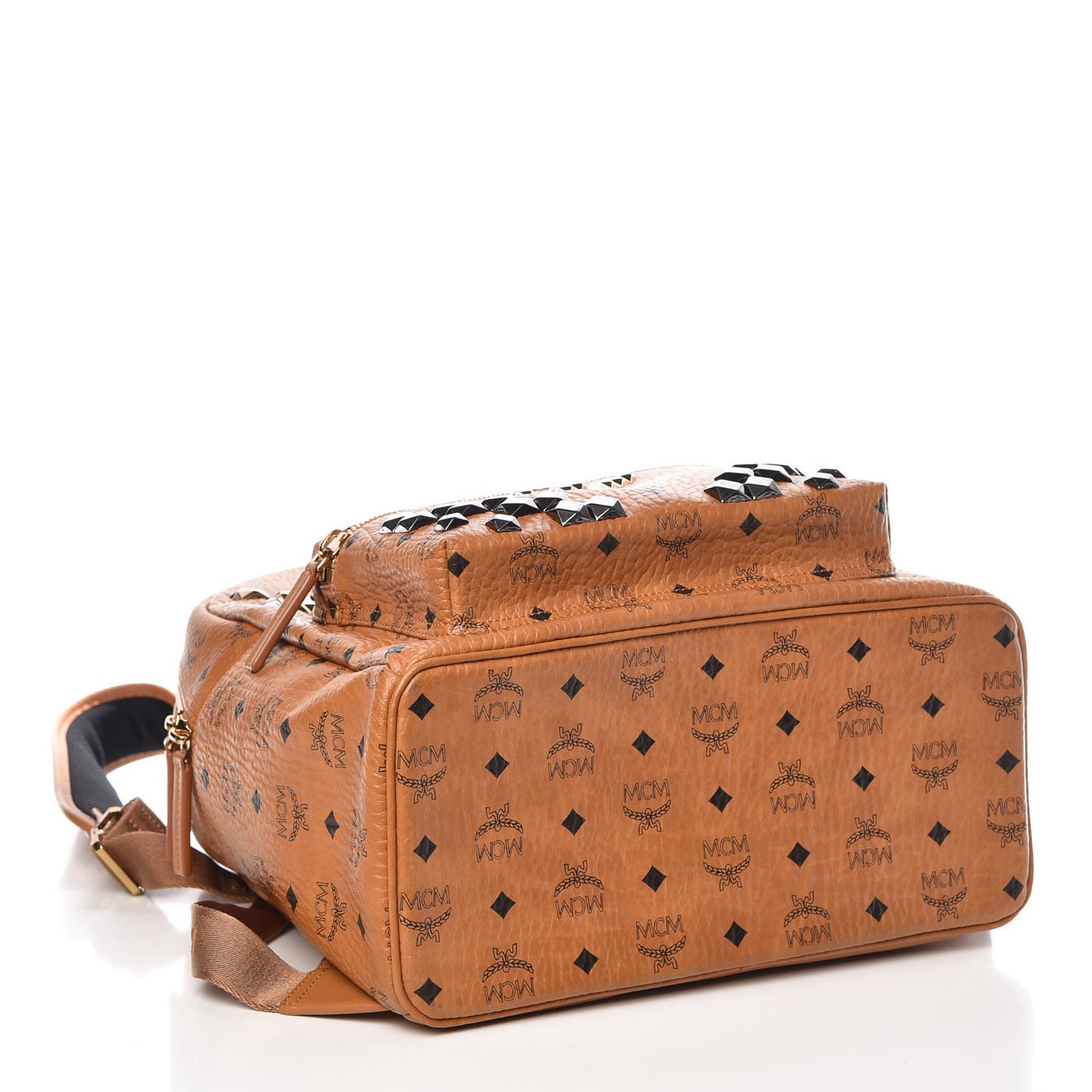 Visetos Studded Medium Stark M Backpack Cognac