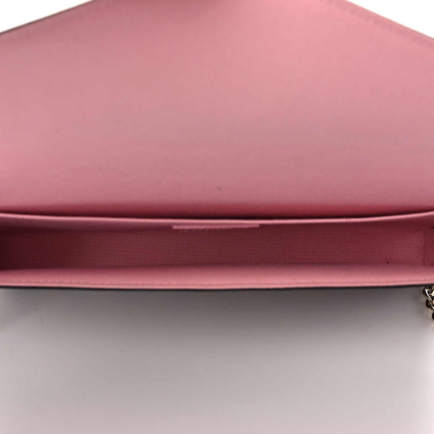 Damier Ebene Studded Pochette Felicie Chain Wallet