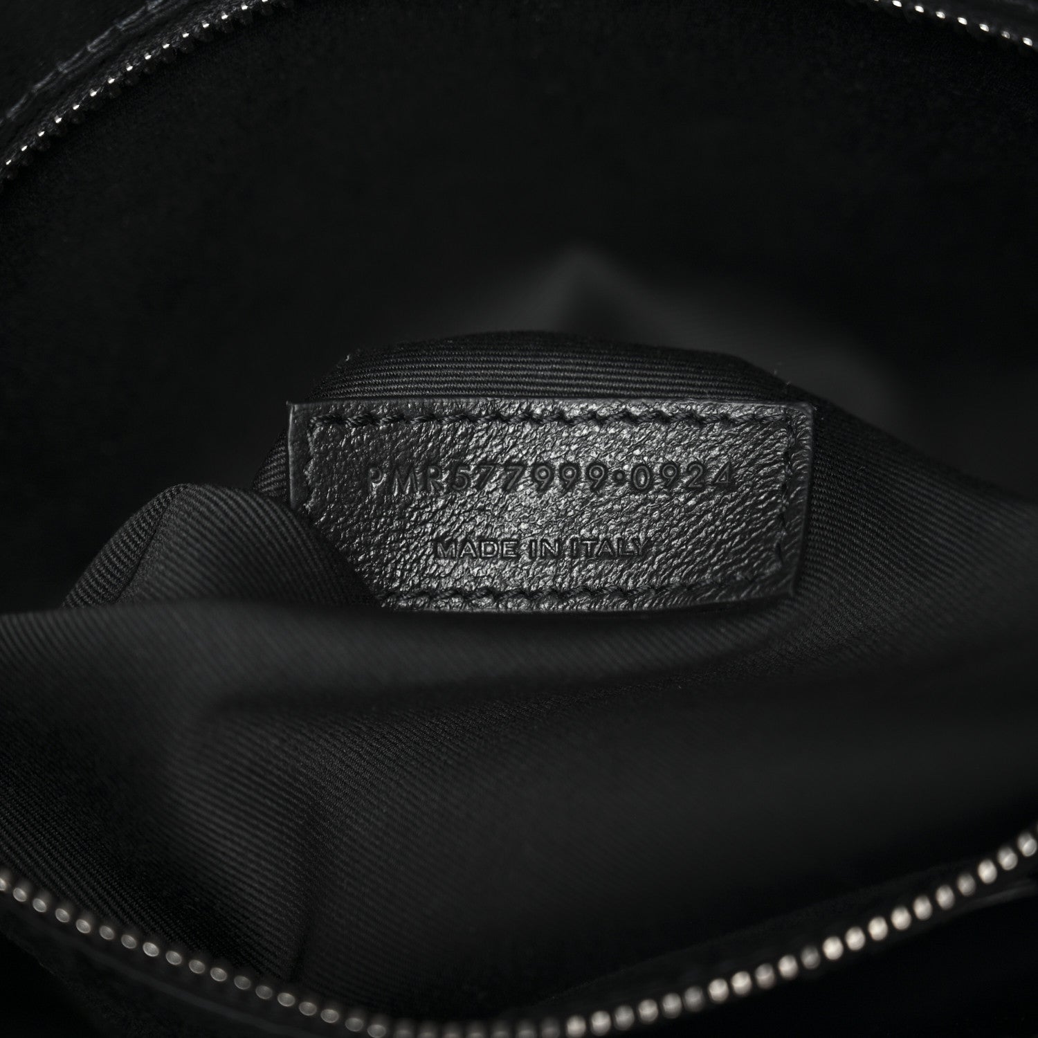 Saint Laurent Crinkled Calfskin Matelasse Monogram Medium Niki Shopper Tote Black 8 of 11