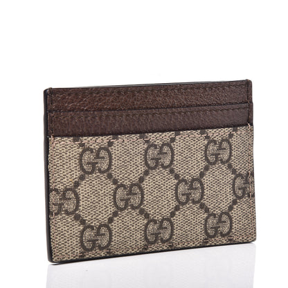 Gucci GG Supreme Monogram Ophidia Card Holder Brown 3 of 7