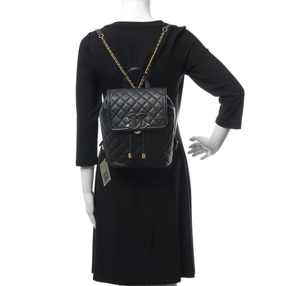Chanel Caviar Quilted Filigree Backpack Black 2 of 8