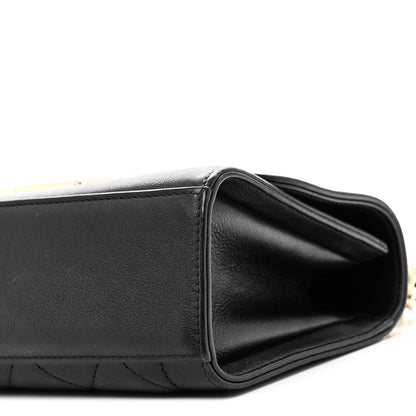 Chanel Grained Calfskin Quilted Small Label Click Flap Bag Black 10 of 11