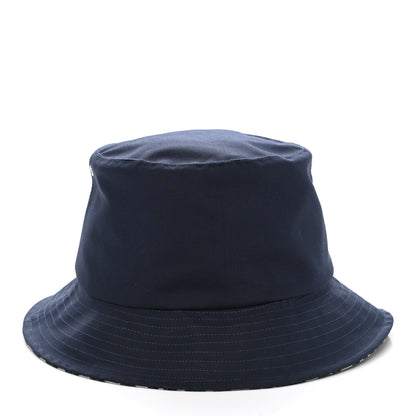 Christian Dior Oblique Reversible Teddy-D Brim Bucket Hat 57 Black 6 of 11