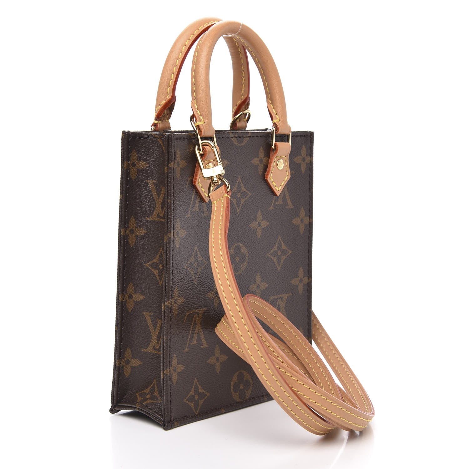 Louis Vuitton Monogram Petit Sac Plat 3 of 9