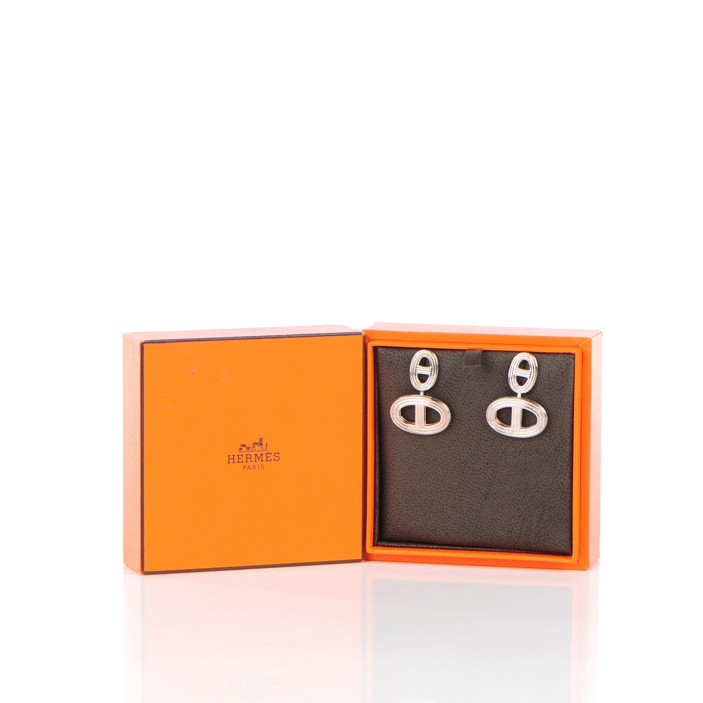 Sterling Silver Chaine D'Ancre 24 Earrings GM