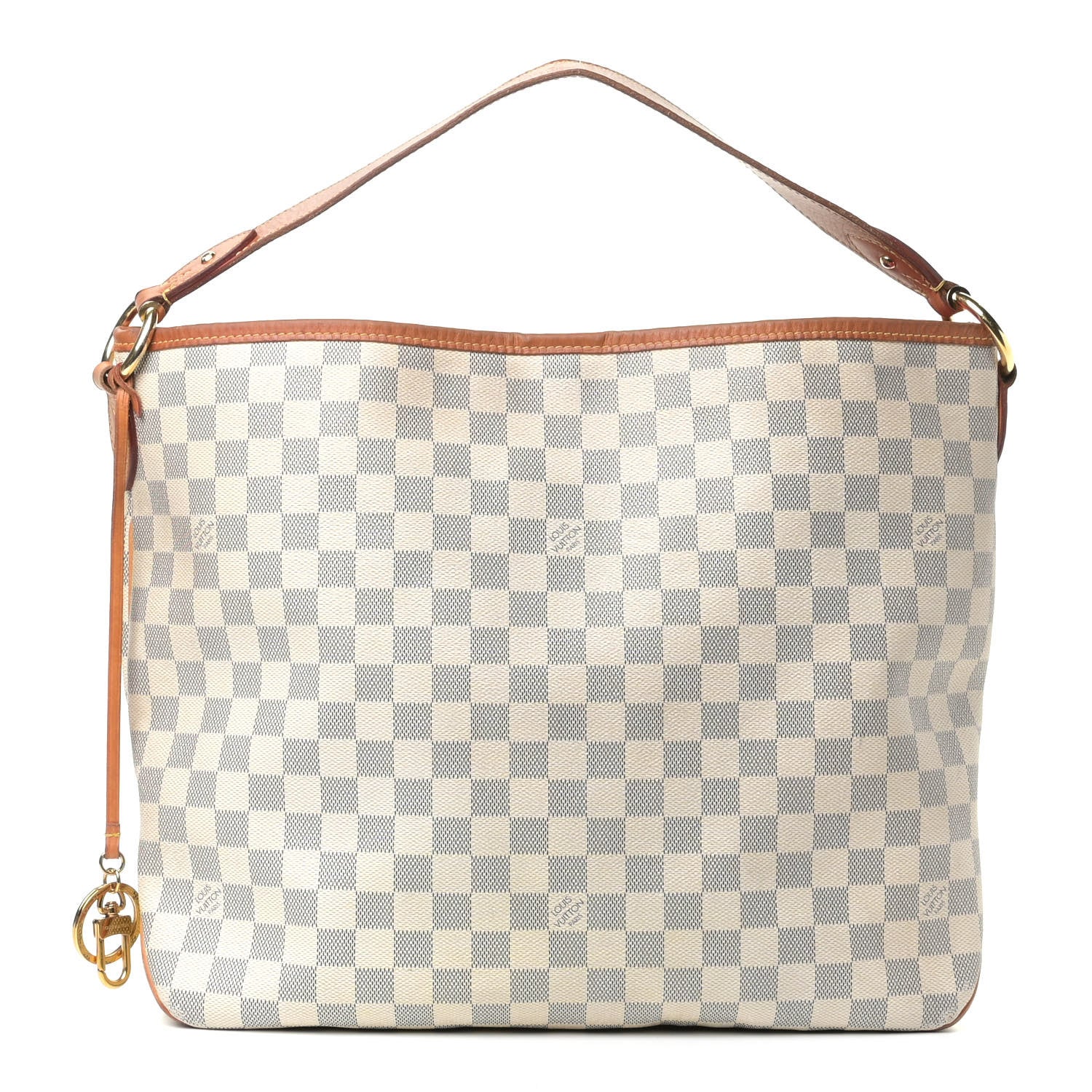 Louis Vuitton Damier Azur Delightful MM Pink 1 of 7