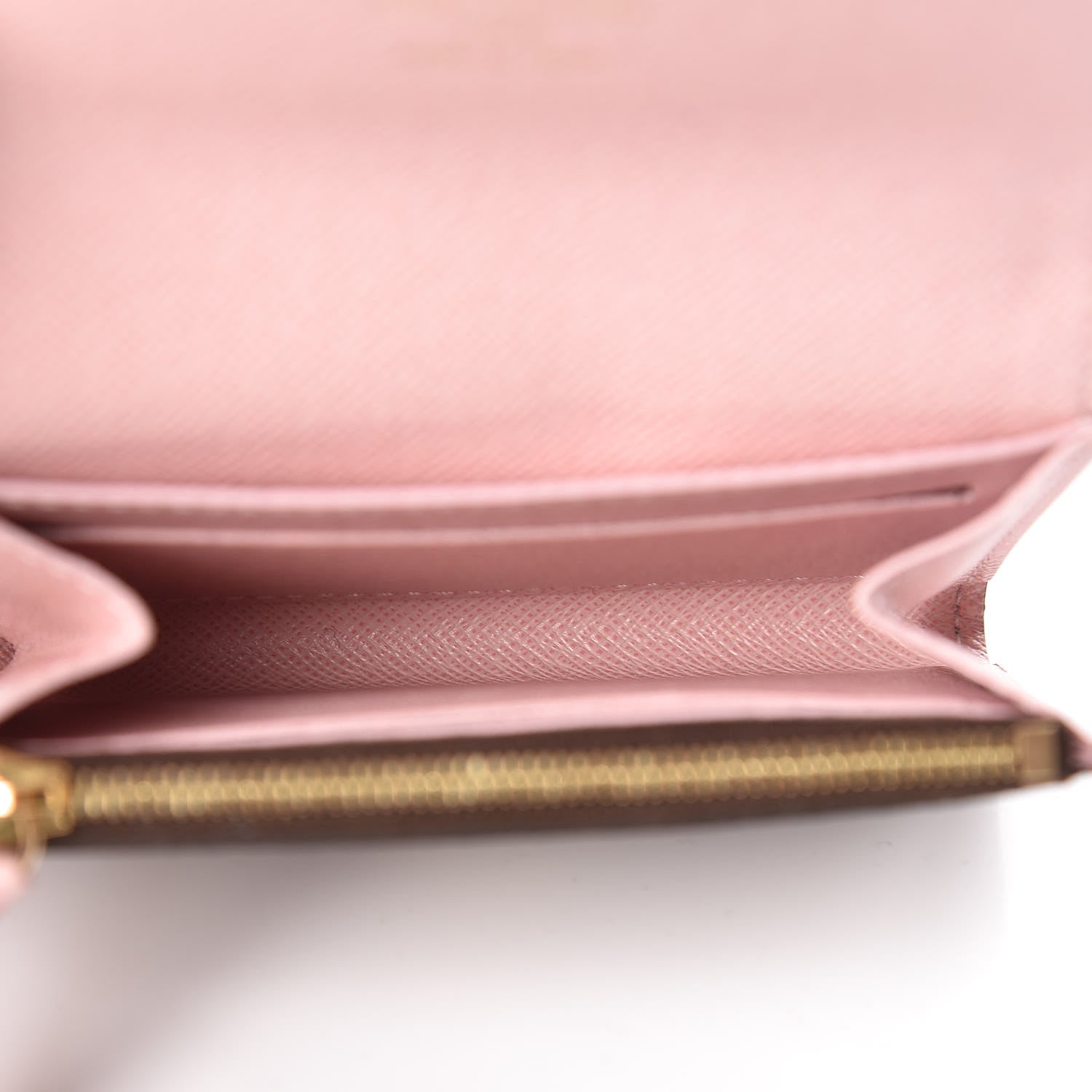 Louis Vuitton Damier Ebene Rosalie Coin Purse Rose Ballerine 6 of 8