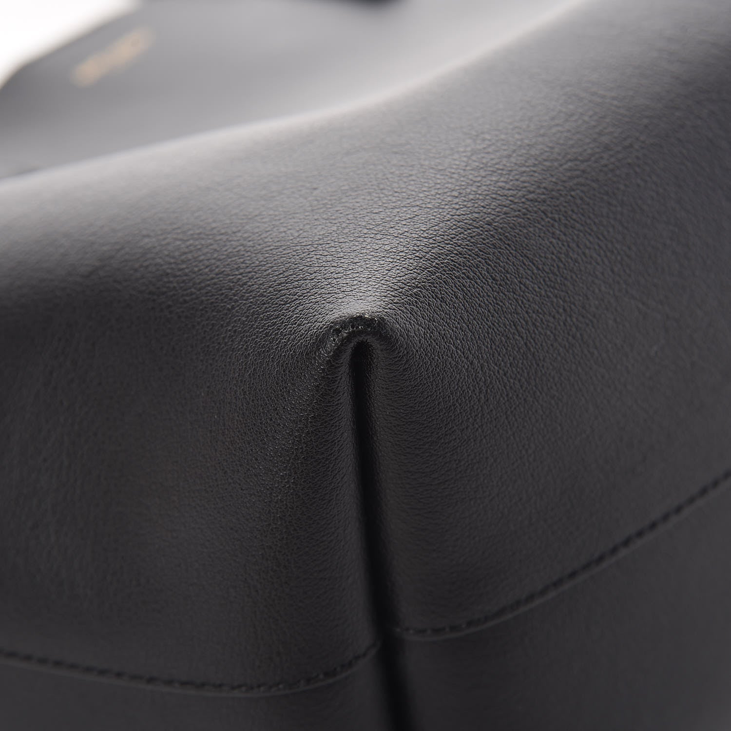 Saint Laurent Calfskin Large Shopping Tote Black 10 of 13