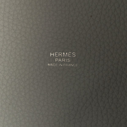 Hermes Taurillon Clemence Picotin Lock 18 PM Gris Perle 6 of 13