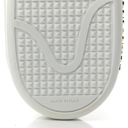 Louis Vuitton Calfskin Calf Hair Monogram Giant Jungle Frontrow Sneakers 39 White 7 of 10