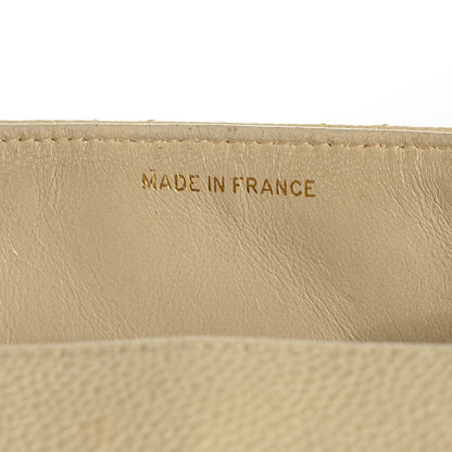 Chanel Caviar Quilted Medium Single Flap Beige Clair 8 of 9