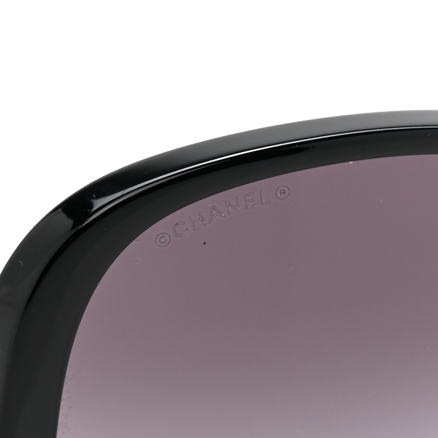 Acetate Chain Sunglasses 5470-Q-A Black