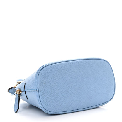 Gucci Dollar Calfskin Small GG Charm Dome Bag Mineral Blue 4 of 11