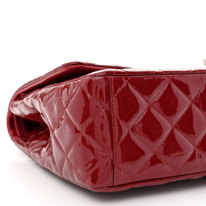 Chanel Patent Quilted Maxi Double Flap Red 9 of 13