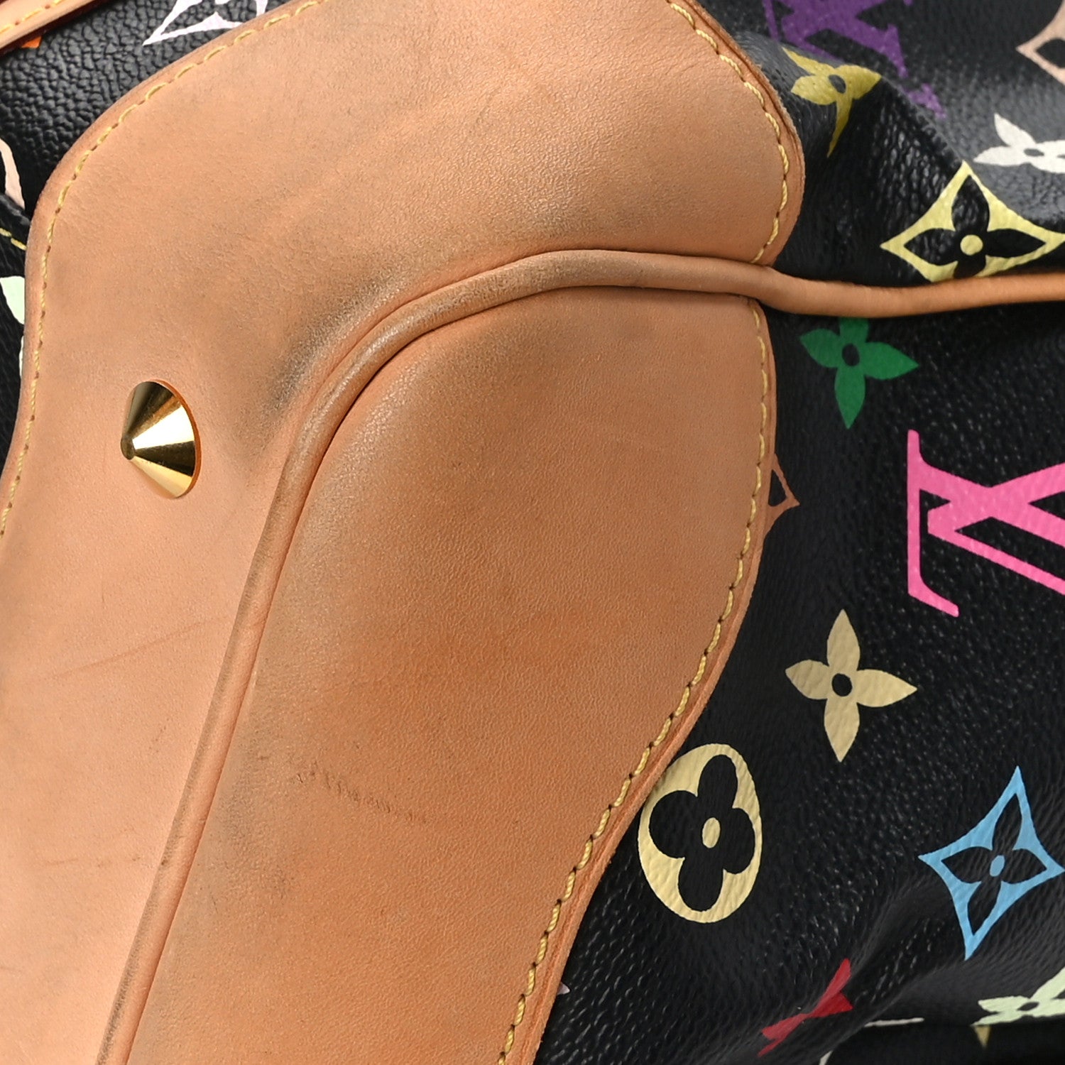 Louis Vuitton Monogram Multicolor Courtney GM Black 8 of 10