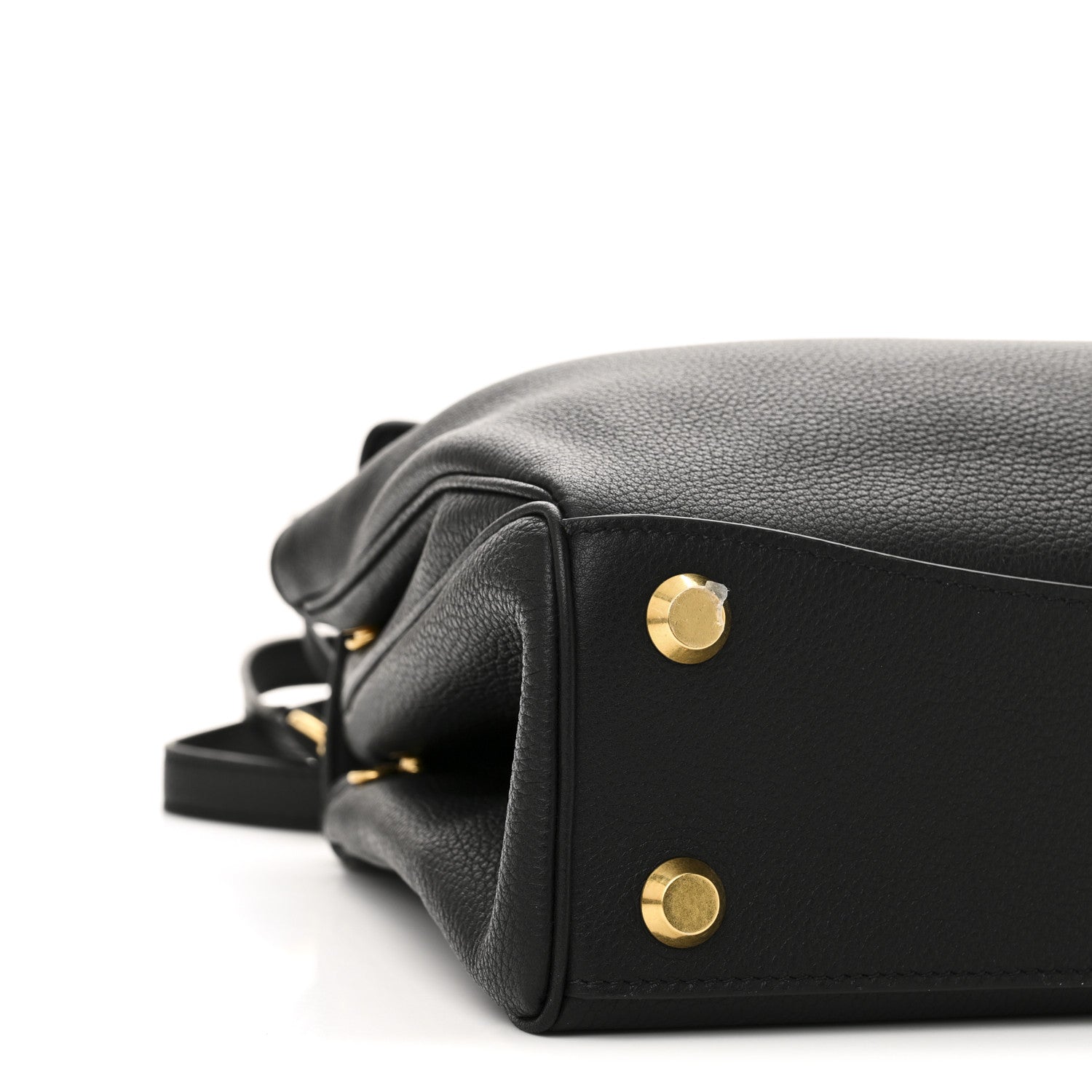 Balenciaga Grained Calfskin Small Rodeo Top Handle Handbag Black 8 of 9