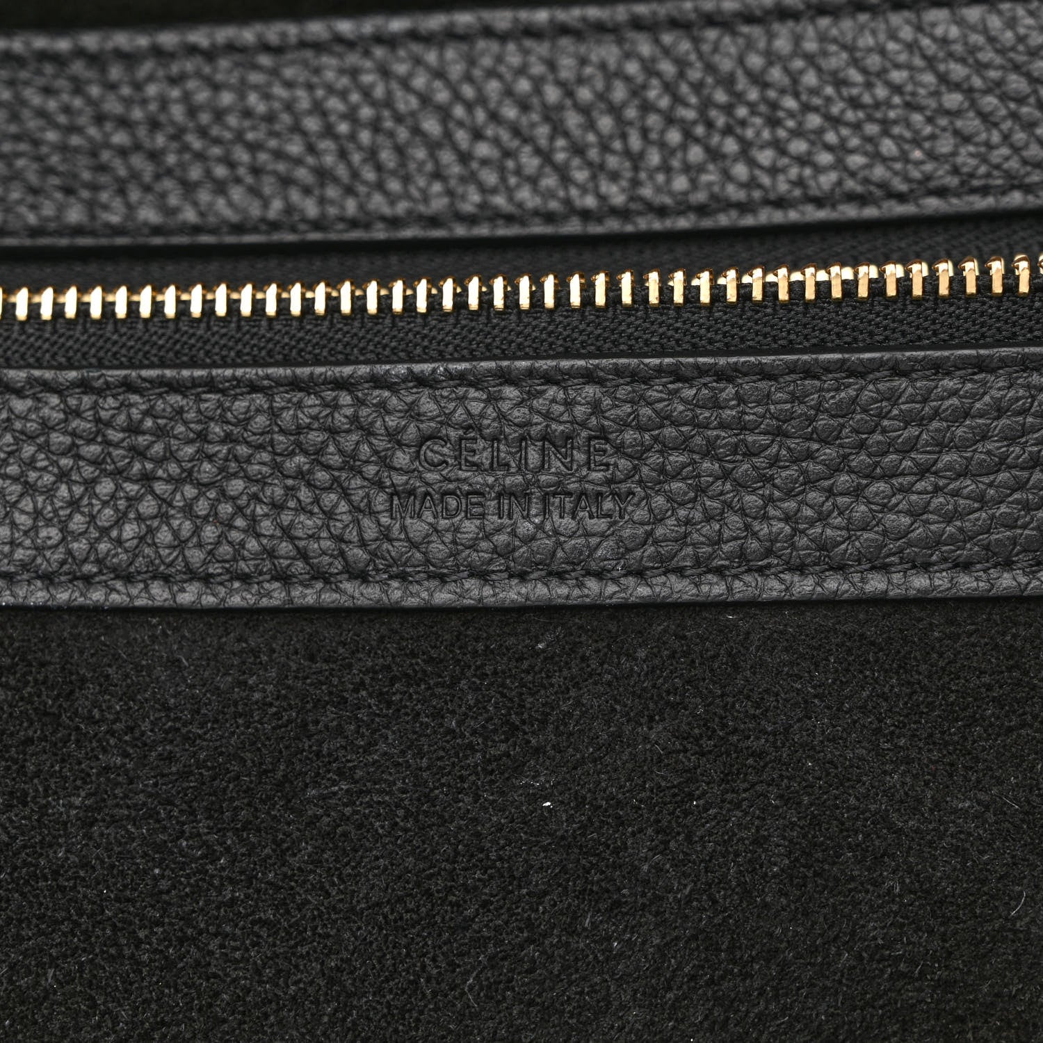 Celine Soft Grained Calfskin Small Belt Cabas Phantom Black 6 of 10