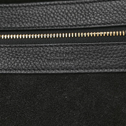 Celine Soft Grained Calfskin Small Belt Cabas Phantom Black 6 of 10