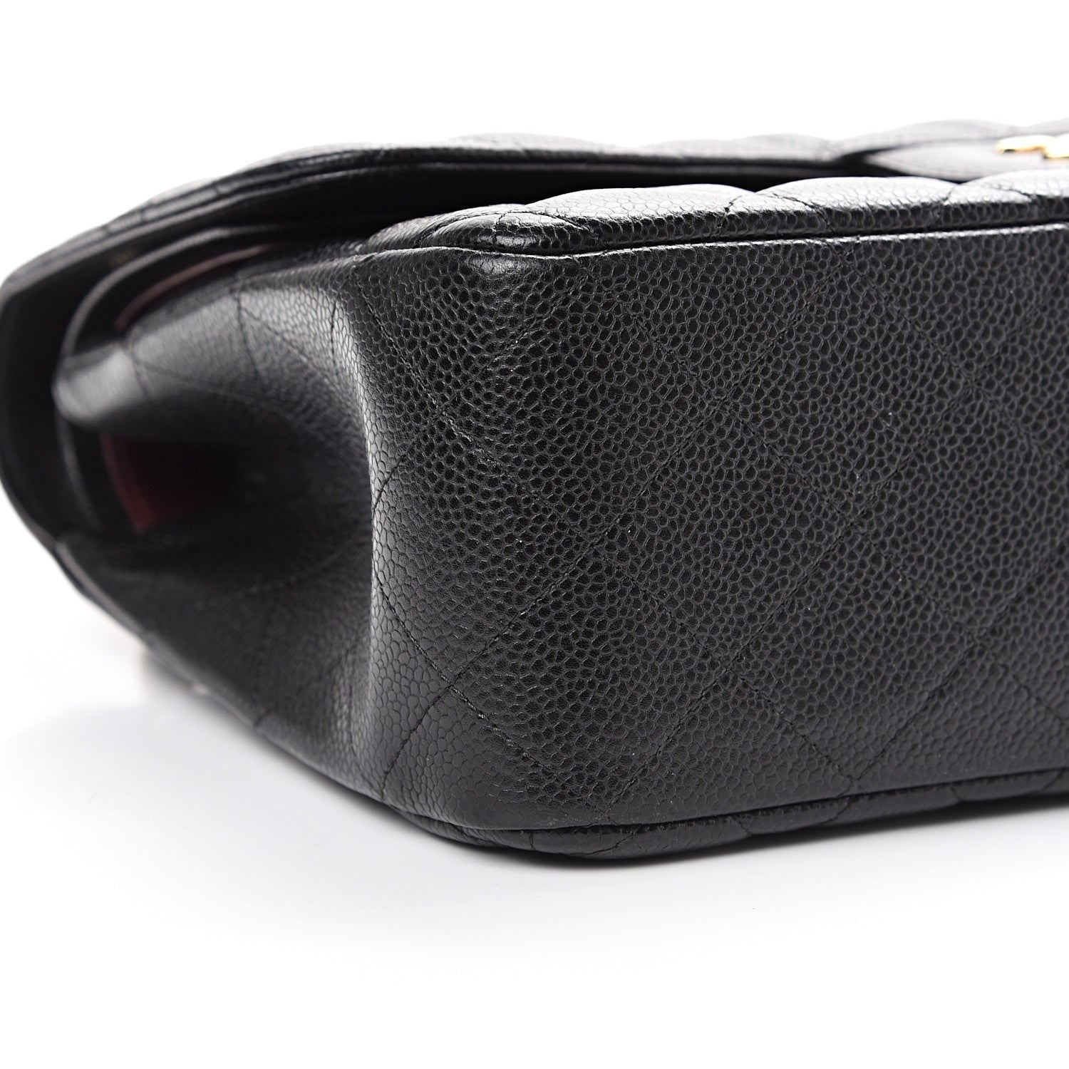 Chanel Caviar Quilted Jumbo Double Flap Black 9 of 11