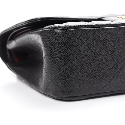 Chanel Caviar Quilted Jumbo Double Flap Black 9 of 11