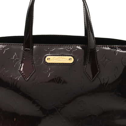 Louis Vuitton Vernis Wilshire PM Amarante 7 of 11
