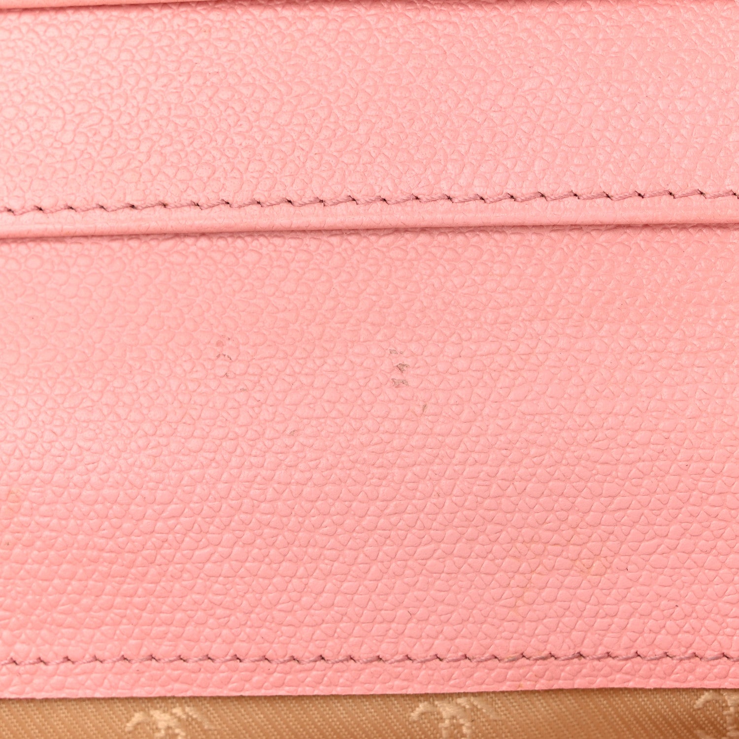Chanel Grained Calfskin CC Button Yen Wallet Pink 8 of 13