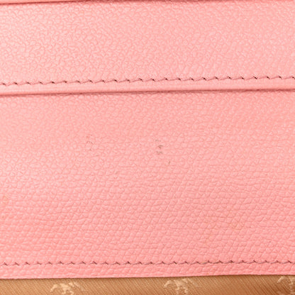 Chanel Grained Calfskin CC Button Yen Wallet Pink 8 of 13
