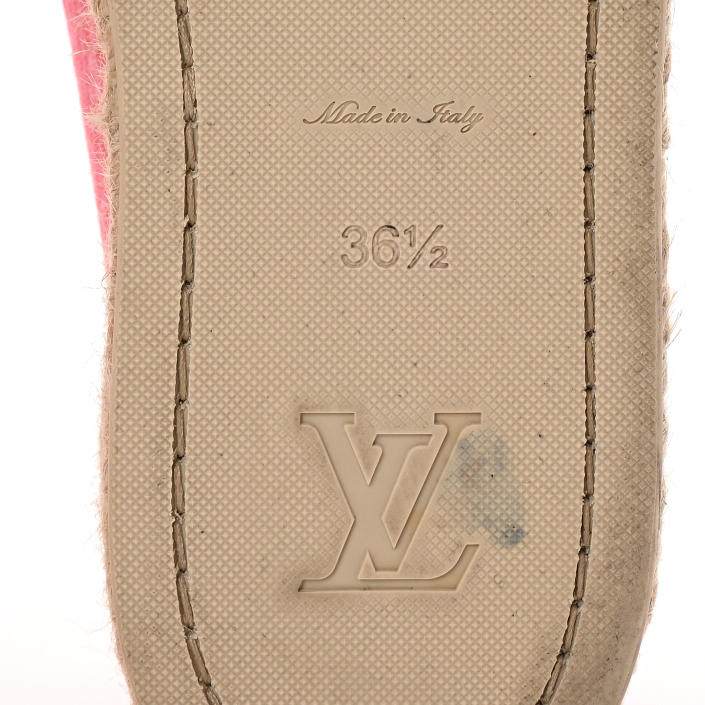 Canvas Blue Shore Espadrille Flats 36.5 Corail