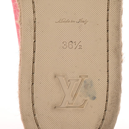 Louis Vuitton Canvas Blue Shore Espadrille Flats 36.5 Corail 7 of 8