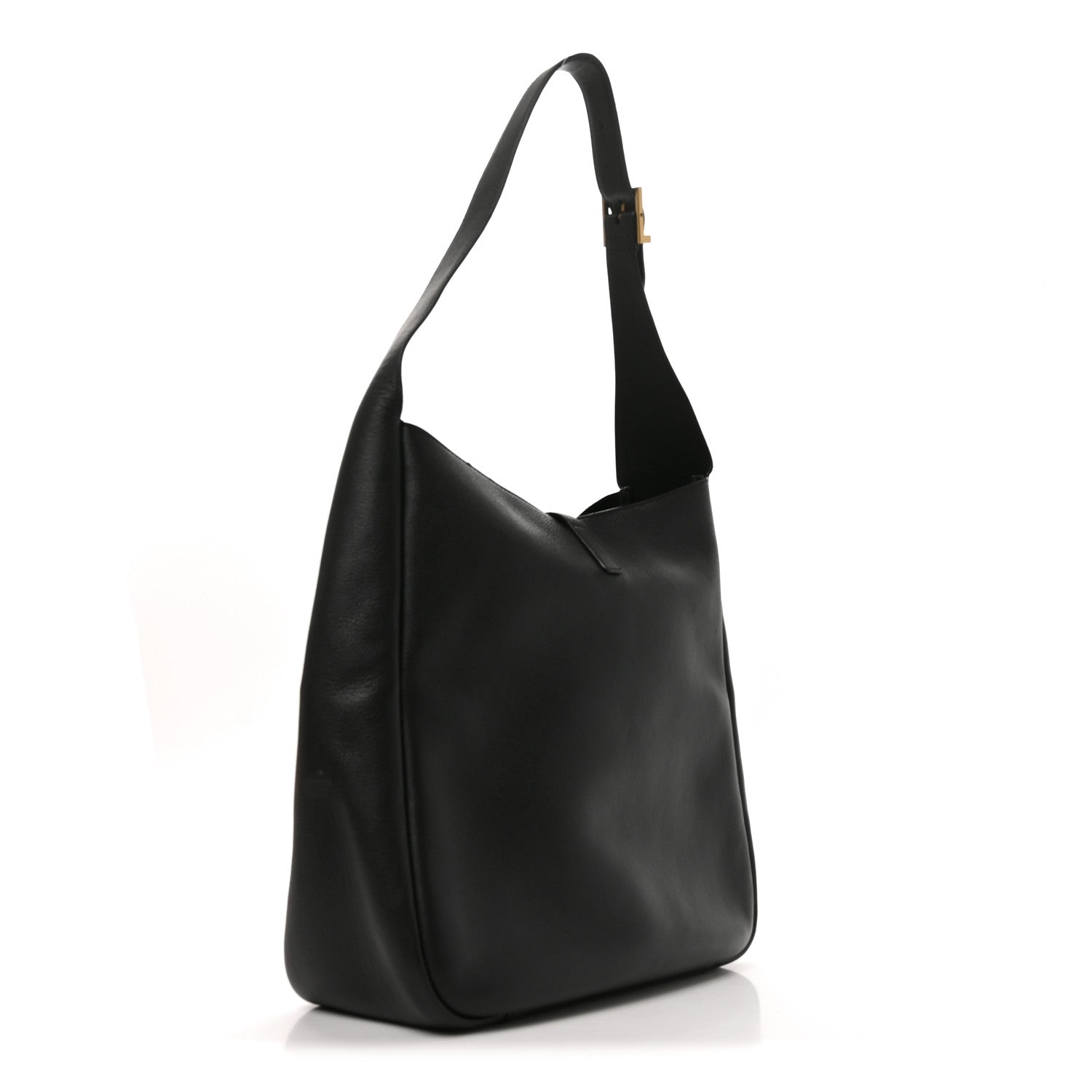Saint Laurent Smooth Calfskin Large Le 5 A 7 Soft Hobo Black 3 of 10