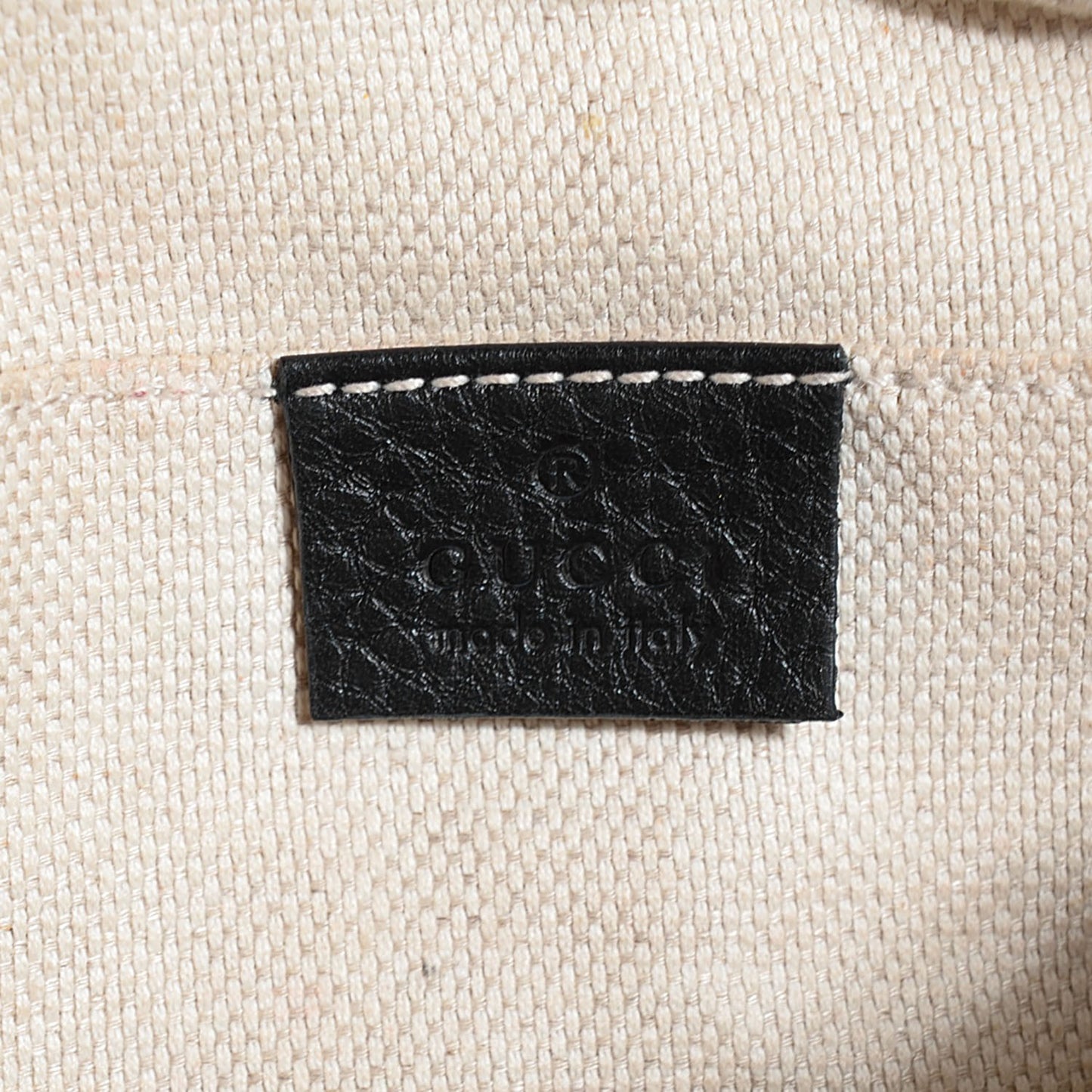 Pebbled Calfskin Small Soho Disco Bag Black