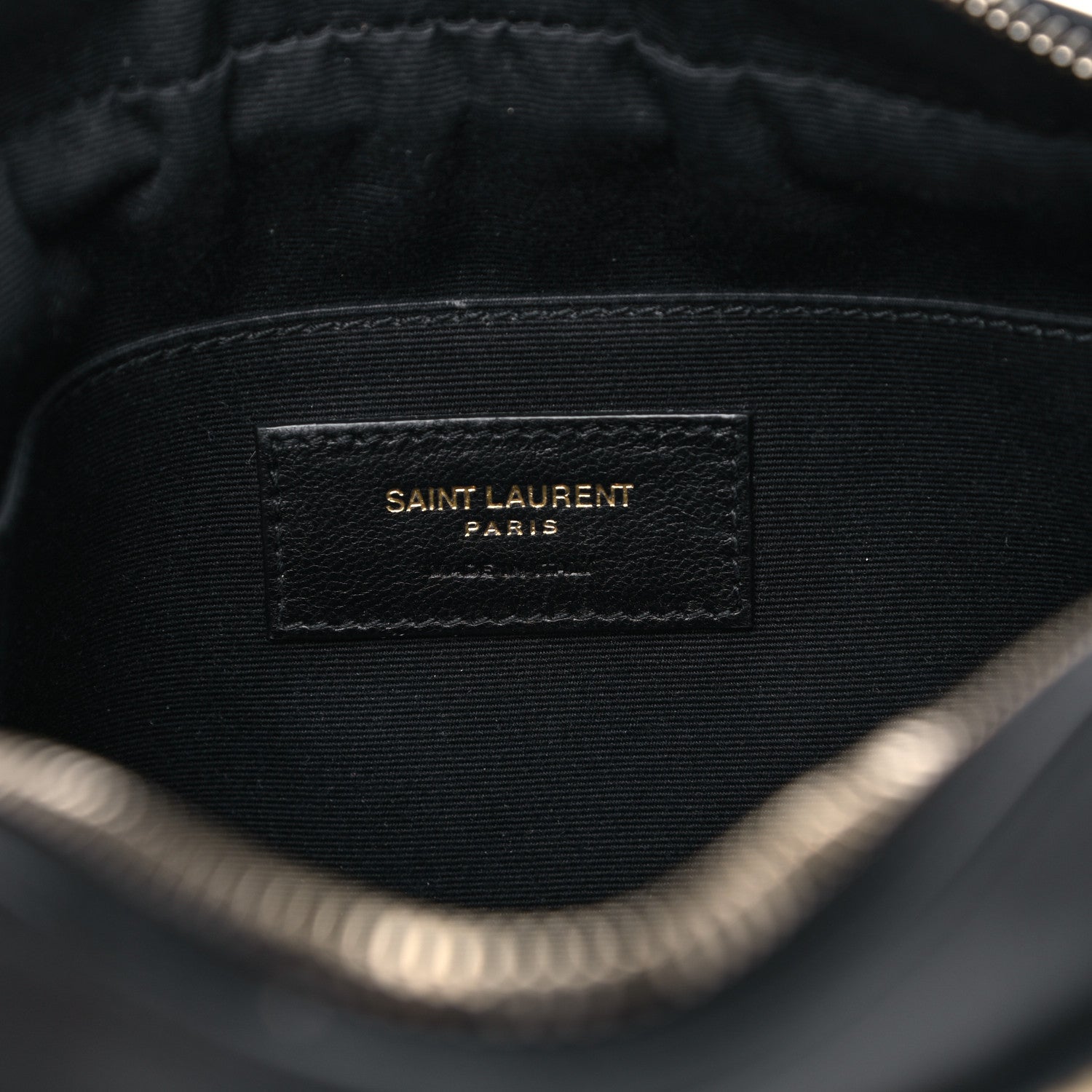 Saint Laurent Raffia Canvas Monogram Lou Camera Bag Beige Black 6 of 12
