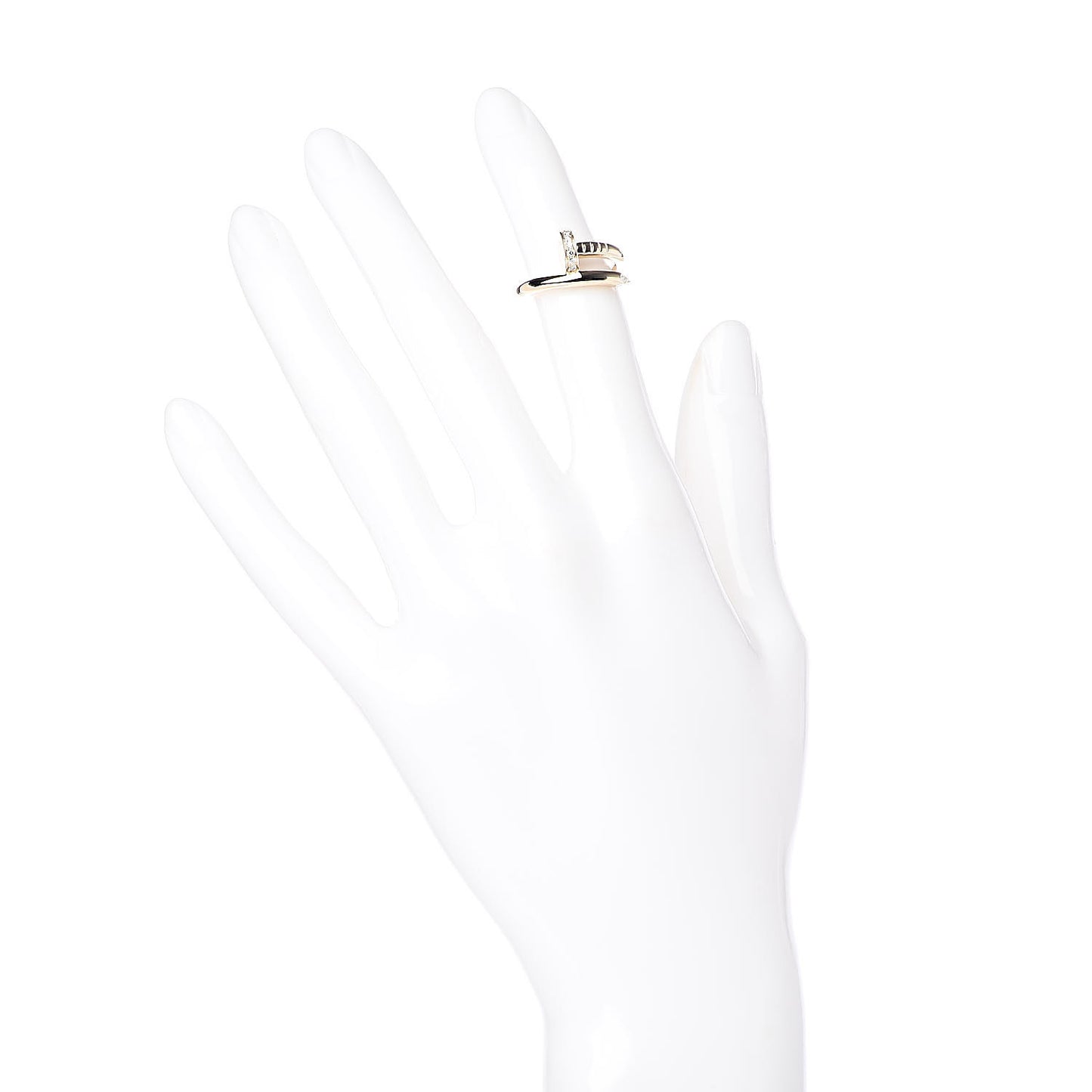 18K Yellow Gold Diamond Juste Un Clou Ring 47 4