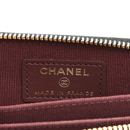 Chanel Caviar Quilted Zip Coin Purse Black 6 of 10