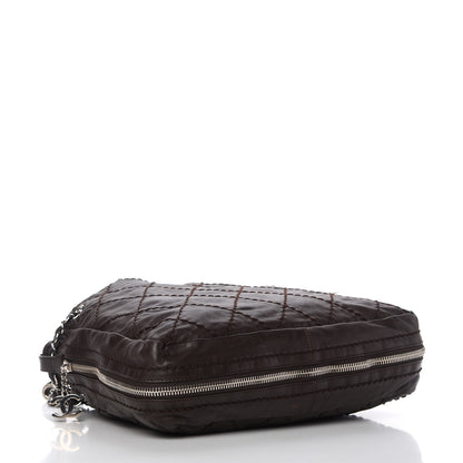 Chanel Calfskin Stitched Expandable Tote Brown 4 of 11