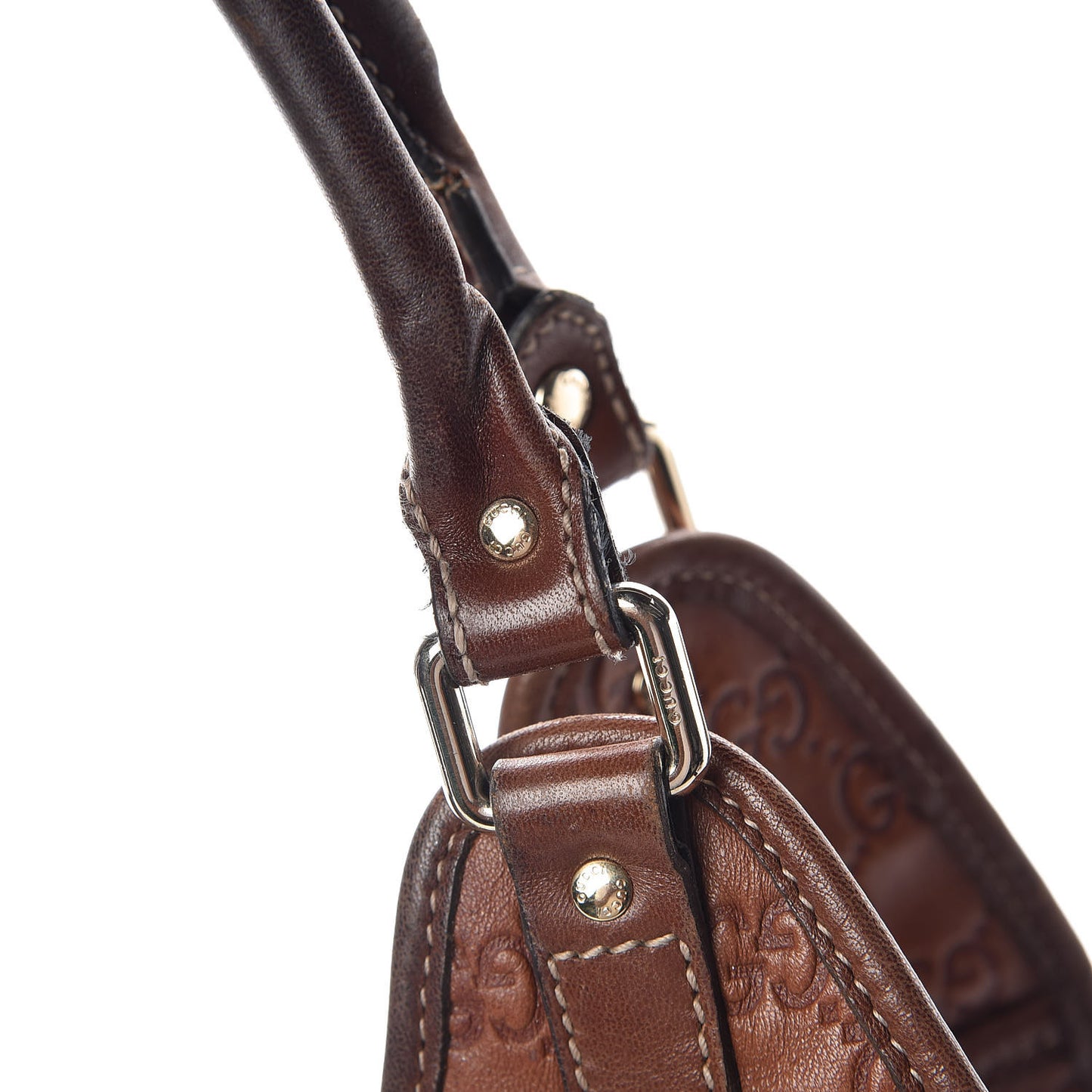 Guccissima Large Joy Shoulder Bag Brown