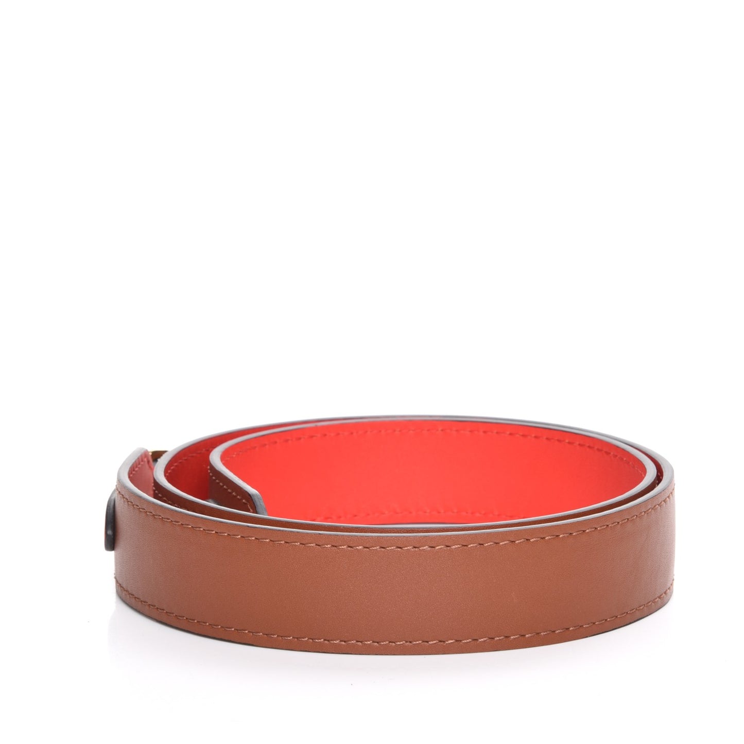 Calfskin Tuileries Shoulder Strap Caramel Rouge
