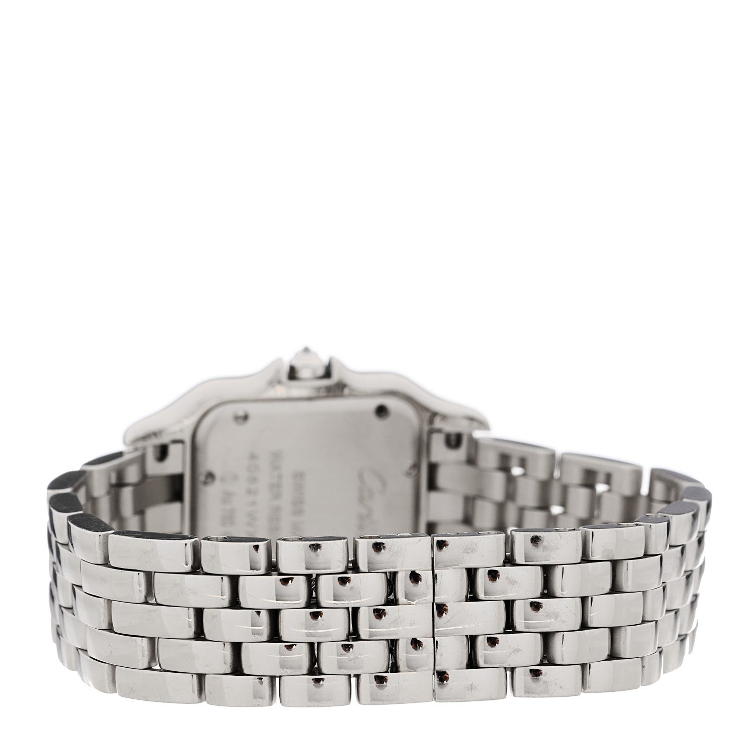 Cartier 18K White Gold Diamond 27mm Panthere Quartz Watch 3 of 5